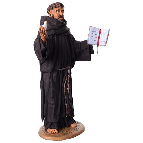 Statue of St. Francis, terracotta, 12 in 5