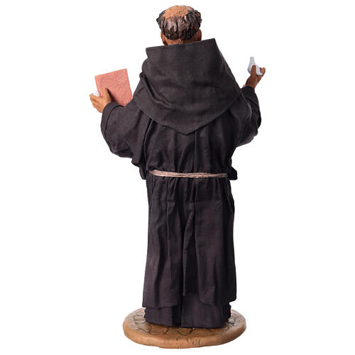 Statue of St. Francis, terracotta, 12 in 7