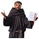 Statue of St. Francis, terracotta, 12 in s4