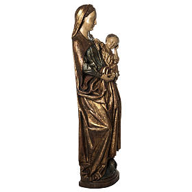 Our Lady of Boquen in gold finishing painted wood 145 cm Bethlee