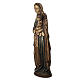 Our Lady of Boquen in gold finishing painted wood 145 cm Bethlee s3