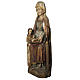 Saint Anne statue in old finishing painted wood 118 cm, Bethleem s3