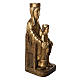 Virgem coroada de Séez 66 cm madeira dourada Belém s2
