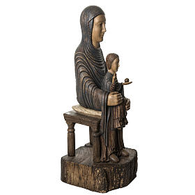 Seat of Wisdom statue in painted wood 72 cm Bethleem