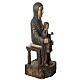 Seat of Wisdom statue in painted wood 72 cm Bethleem s2