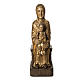 Maria Sitz der Weisheit 72cm goldenen Holz Bethleem s1