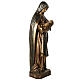 Vierge à l'enfant d'autun 100 cm legno dorato Bethléem s2