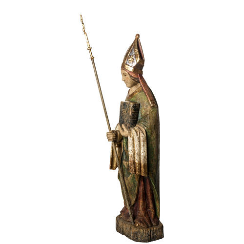 Saint Eveque figurka 95cm malowane drewno Bethleem 3