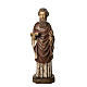 Saint Peter statue, 80cm in painted wood, Bethléem s1