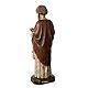 Saint Peter statue, 80cm in painted wood, Bethléem s4