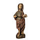 Saint John the Babtist statue, 89cm in painted wood, Bethléem s1