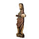 Saint John the Babtist statue, 89cm in painted wood, Bethléem s3