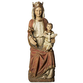 Our Lady of Rosay statue in painted wood 105 cm, Bethleem