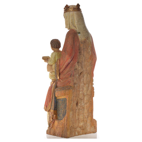 Our Lady of Rosay statue in painted wood 105 cm, Bethleem 7