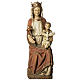 Our Lady of Rosay statue in painted wood 105 cm, Bethleem s1