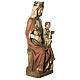 Our Lady of Rosay statue in painted wood 105 cm, Bethleem s2