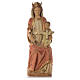 Our Lady of Rosay statue in painted wood 105 cm, Bethleem s5