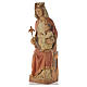 Our Lady of Rosay statue in painted wood 105 cm, Bethleem s6