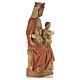 Our Lady of Rosay statue in painted wood 105 cm, Bethleem s8