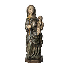 Our Lady of Voirons statue in painted wood 100 cm, Bethleem