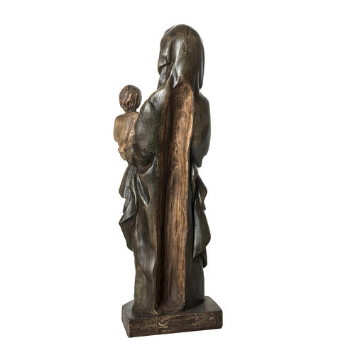 Our Lady of Voirons statue in painted wood 100 cm, Bethleem 4