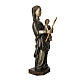 Our Lady of Voirons statue in painted wood 100 cm, Bethleem s2
