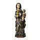 Our Lady of Voirons statue in painted wood 100 cm, Bethleem s1