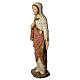 Virgin Annunciation statue, 74cm in painted wood, Bethléem s3