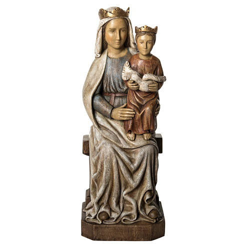 Our Lady of Liesse statue, 66cm in painted wood, Bethléem 1