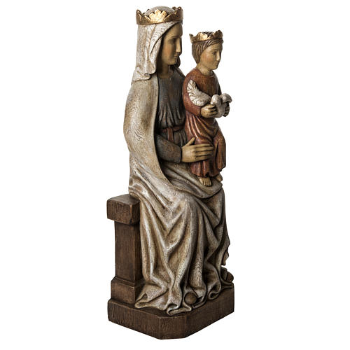 Madonna di Liesse 66 cm legno dipinto Bethléem 2