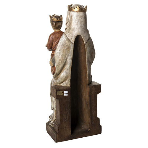 Madonna di Liesse 66 cm legno dipinto Bethléem 4