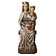 Madonna di Liesse 66 cm legno dipinto Bethléem s1