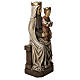 Madonna di Liesse 66 cm legno dipinto Bethléem s2