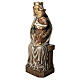 Madonna di Liesse 66 cm legno dipinto Bethléem s3