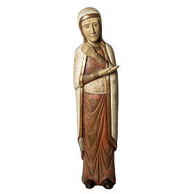 Nossa Senhora do Calvário Batloo 78 cm madeira acabamento antiquado