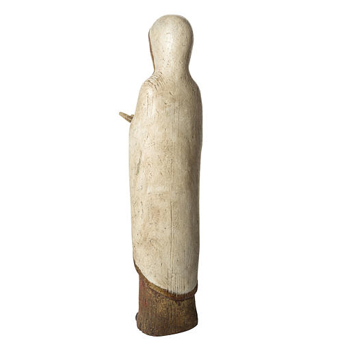 Nossa Senhora do Calvário Batloo 78 cm madeira acabamento antiquado 4