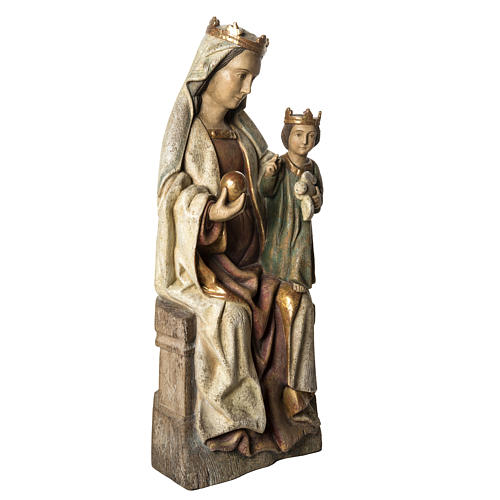 Vierge d'Oiseau 90cm Holz, antikisiertes Finish 2