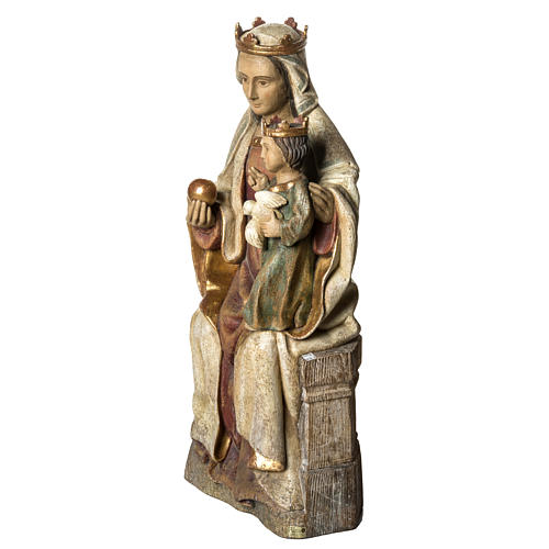 Vierge d'Oiseau 90cm Holz, antikisiertes Finish 3