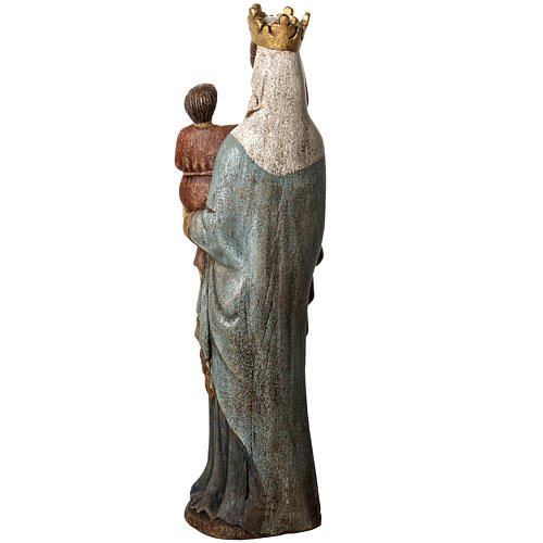 Notre Dame de Borguillon statue, 74 cm in painted wood, Bethlée 4