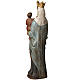 Notre Dame de Borguillon statue, 74 cm in painted wood, Bethlée s4