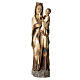 Vierge du Lyonnais 120cm Holz, antikisiertes Finish s1