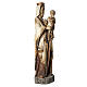 Vierge du Lyonnais 120cm Holz, antikisiertes Finish s2