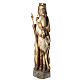 Vierge du Lyonnais 120cm Holz, antikisiertes Finish s3