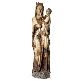 Notre Dame du Lyonnais 120 cm bois ancien Bethléem