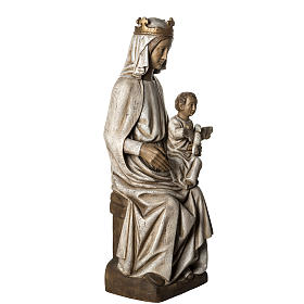 Notre Dame de Rosay statue, 105 cm in painted wood, Bethléem