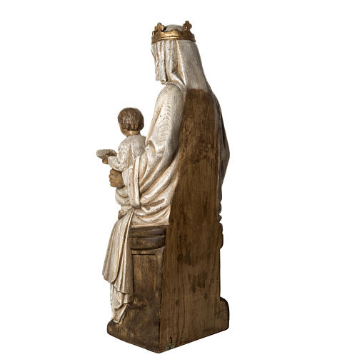 Notre Dame de Rosay 105 cm bois ancien Bethléem 4