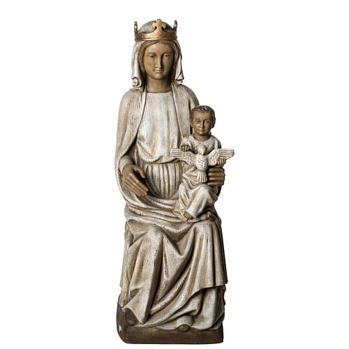 Notre-Dame de Rosay 105 cm madeira acabamento antigo Belém 1