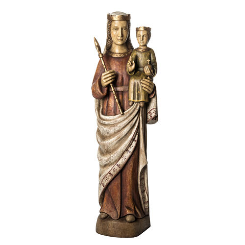 Norman Virgin statue, 103 cm in painted wood, Bethléem 1