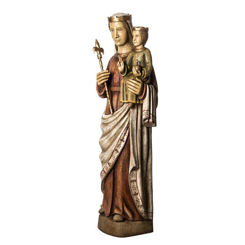 Norman Virgin statue, 103 cm in painted wood, Bethléem 3