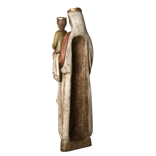 Norman Virgin statue, 103 cm in painted wood, Bethléem 4